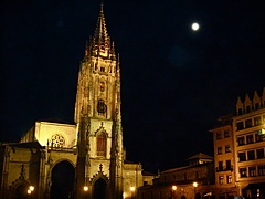 <p>la gran catedral de Oviedo, una maravilla arquitectónica.</p>